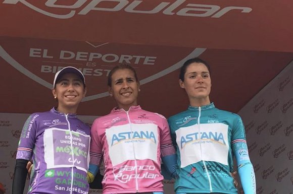 Гонщица команды Astana Women’s Team Арленис Сьерра выиграла в первых двух этапах «Вуэльты»