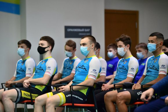 В Нур-Султане презентована команда по велоспорту на треке «Nur Sultan Cycling Team»